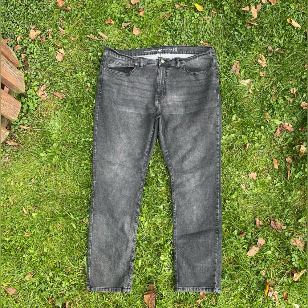 Beverly Hills Polo Club Men's Charcoal Slim Jeans